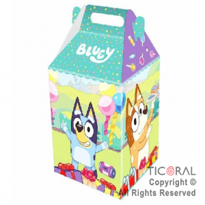 BLUEY CAJA SORPRESA CON GLITTER x 6